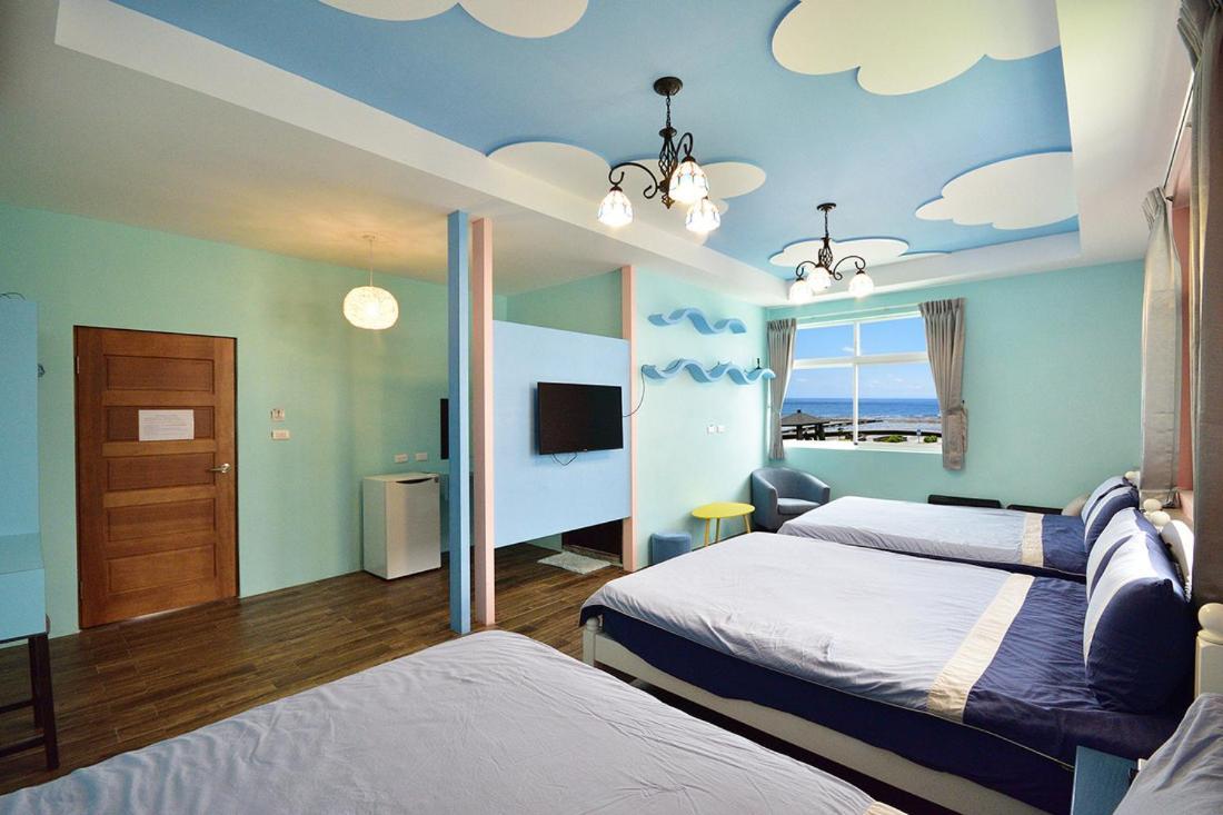 Qing Feng Diving B&B Lục Đảo Ngoại thất bức ảnh