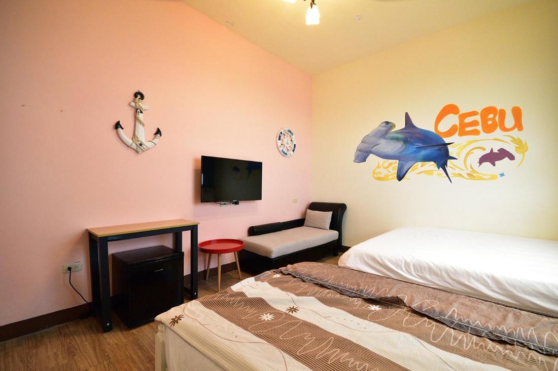 Qing Feng Diving B&B Lục Đảo Ngoại thất bức ảnh
