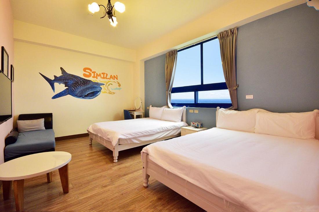 Qing Feng Diving B&B Lục Đảo Ngoại thất bức ảnh